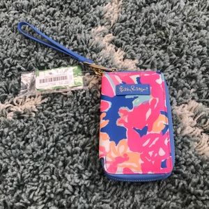 Lilly Pulitzer Wristlet- Playa Hermosa, Tiki Palm